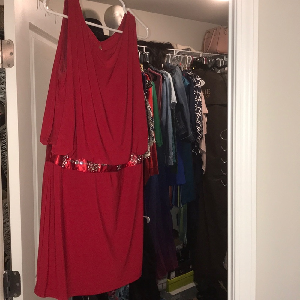 Red dress